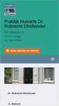 Mobile Screenshot of drdhollanderdeklinge.be